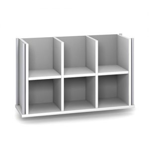 CREAKTIV LP Safe 3er Aufbausatz weiss-alu